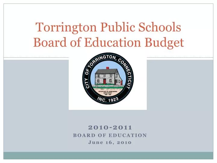 torrington public schools board of education budget
