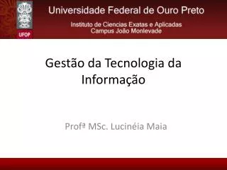 gest o da tecnologia da informa o