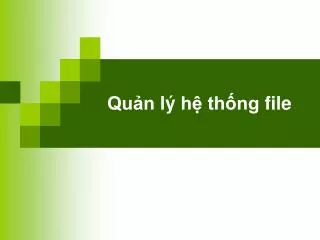 qu n l h th ng file