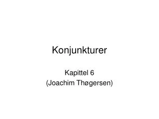 konjunkturer