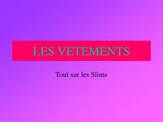 les vetements