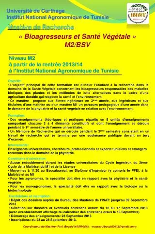 mast re de recherche