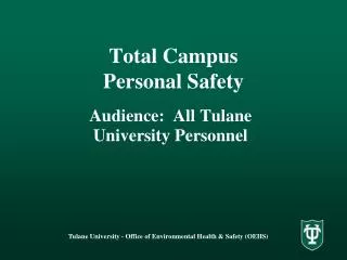 Total Campus Personal Safety