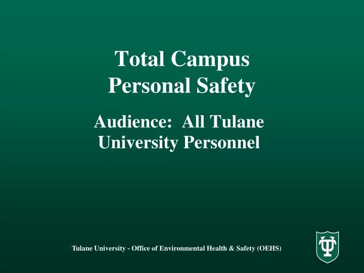 total campus personal safety
