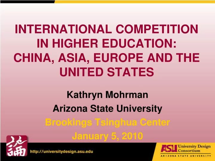 international competition in higher education china asia europe and the united states