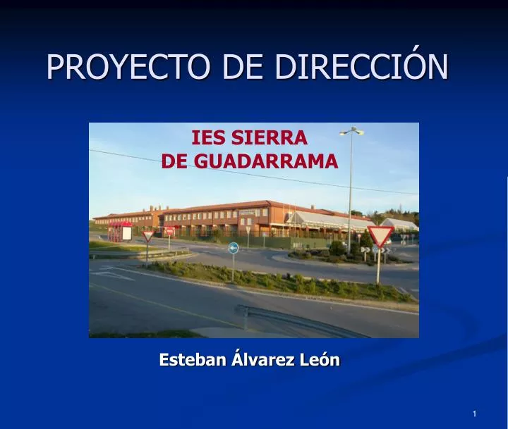 proyecto de direcci n