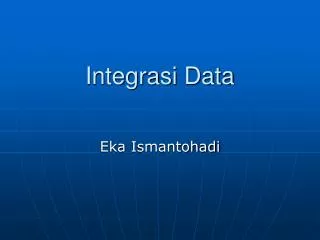 integrasi data