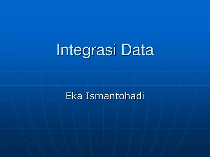 integrasi data