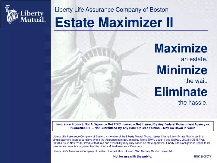 maximize an estate minimize the wait eliminate the hassle