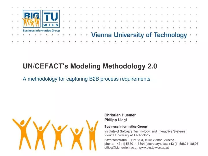 un cefact s modeling methodology 2 0