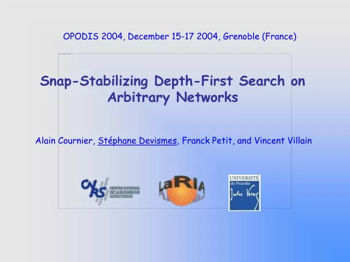 snap stabilizing depth first search on arbitrary networks