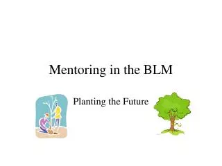 Mentoring in the BLM