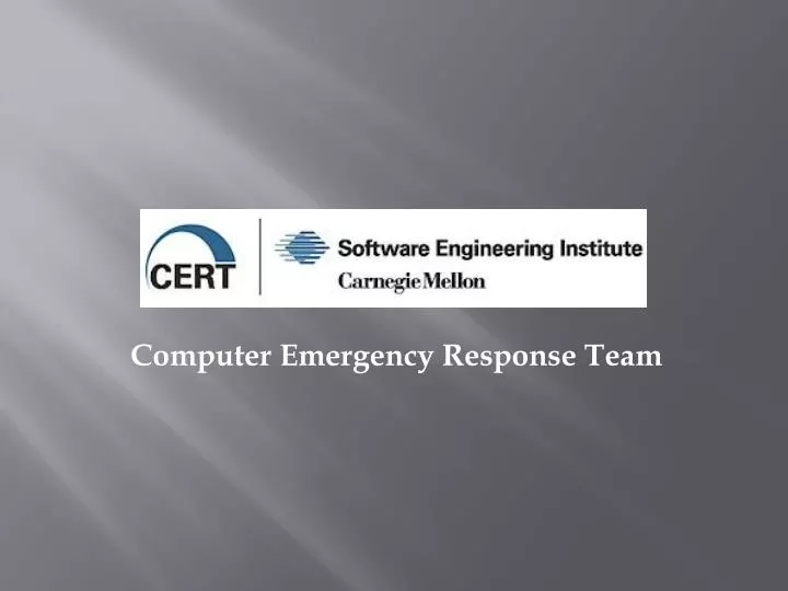 computer emergency response team