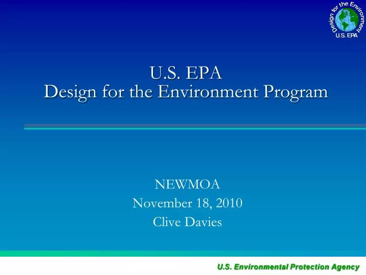 u s epa design for the environment program