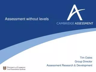 Assessment without levels