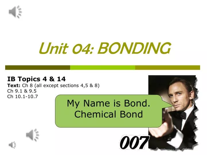 unit 04 bonding