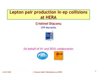 Lepton pair production in ep collisions at HERA