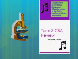 Term 3 CBA Review