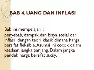 bab 4 uang dan inflasi