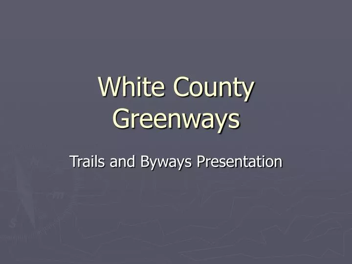 white county greenways