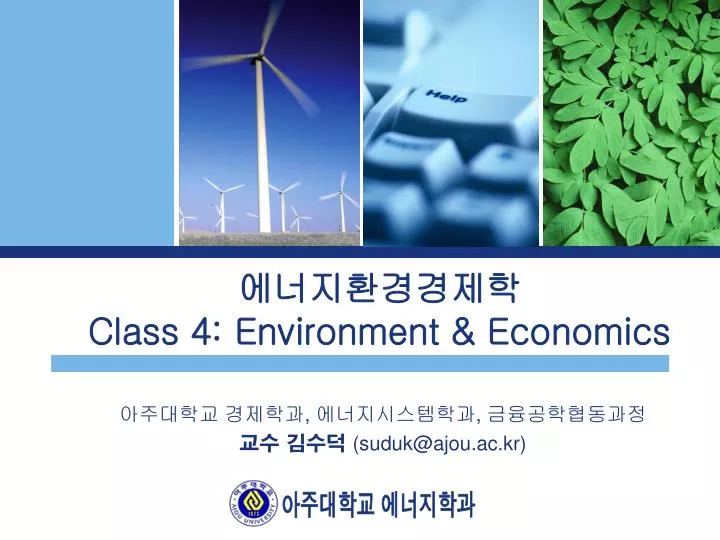 class 4 environment economics