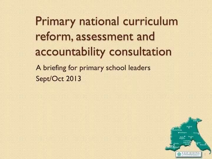 primary national curriculum reform assessment and accountability consultation