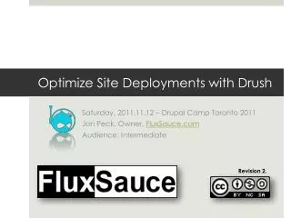 Optimize Site Deployments with Drush