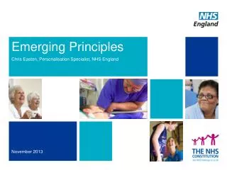 Emerging Principles