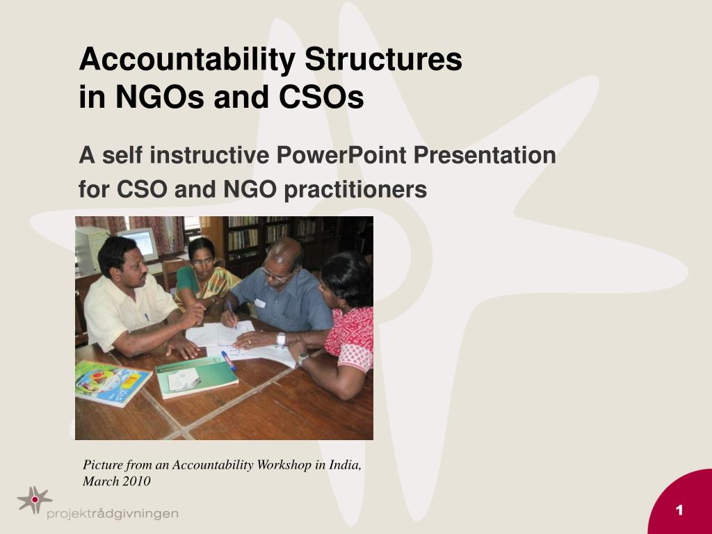 Accountability Structures in NGOs and CSOs - slide 1