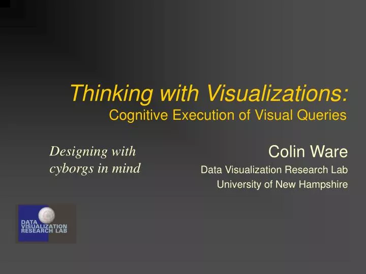 thinking with visualizations cognitive execution of visual queries
