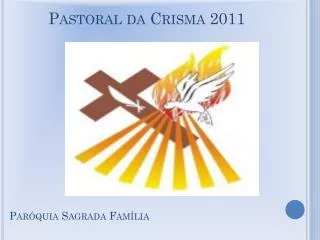 pastoral da crisma 2011
