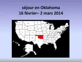 s jour en oklahoma 16 f vrier 2 mars 2014