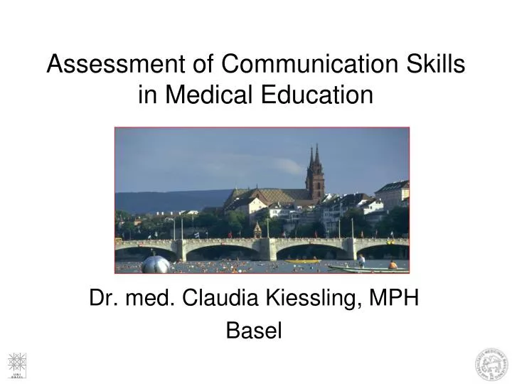 assessment of communication skills in medical education