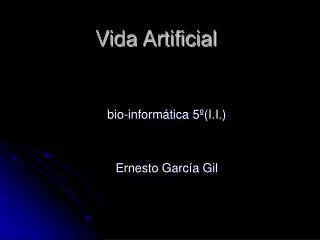 vida artificial