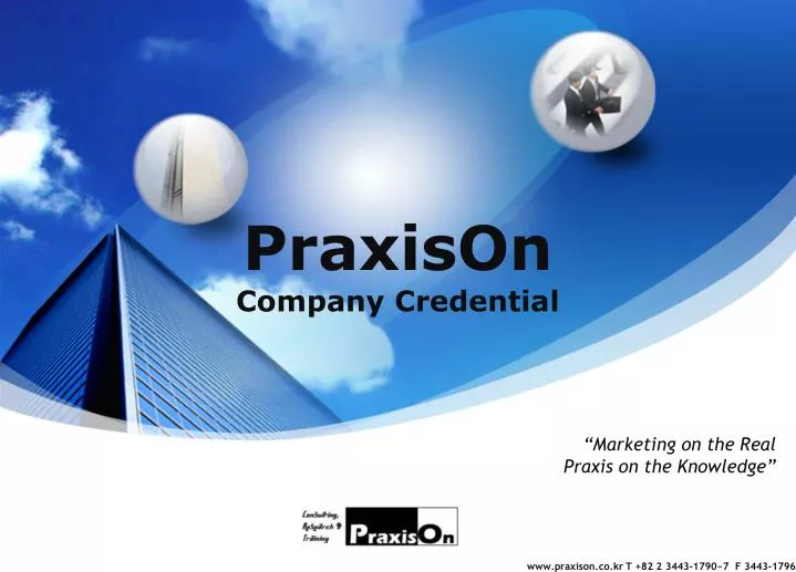 praxison company credential