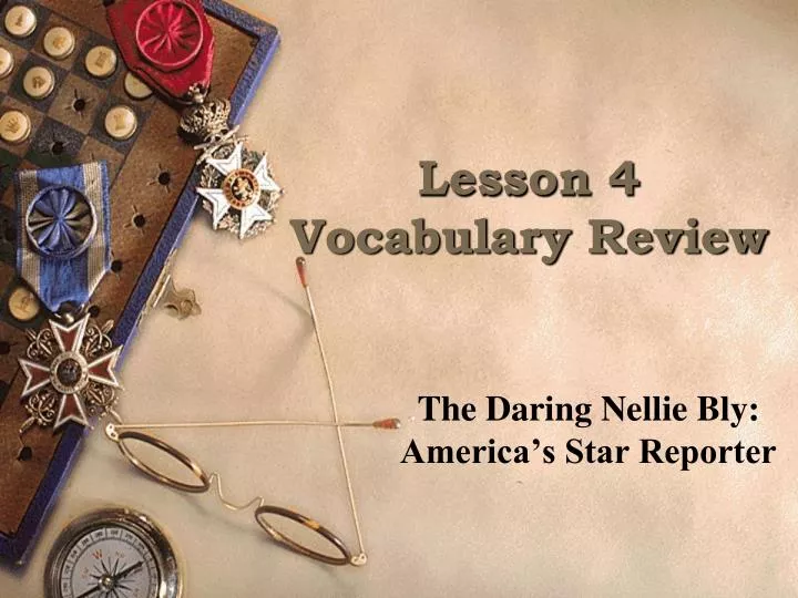lesson 4 vocabulary review