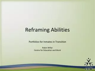 Reframing Abilities