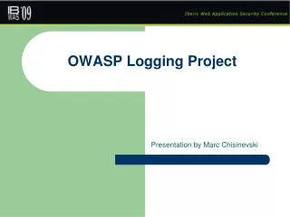 OWASP Logging Project