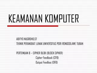 keamanan komputer
