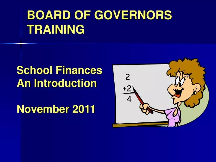 board of governors training