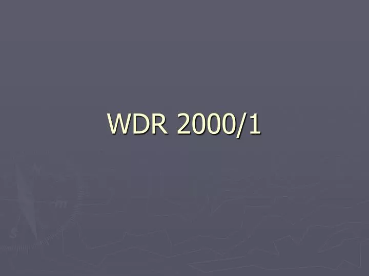 wdr 2000 1