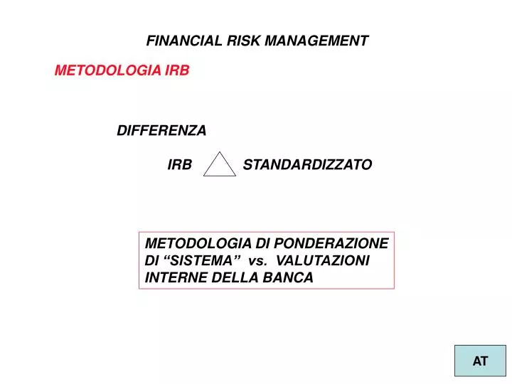 PPT - FINANCIAL RISK MANAGEMENT PowerPoint Presentation, Free Download ...