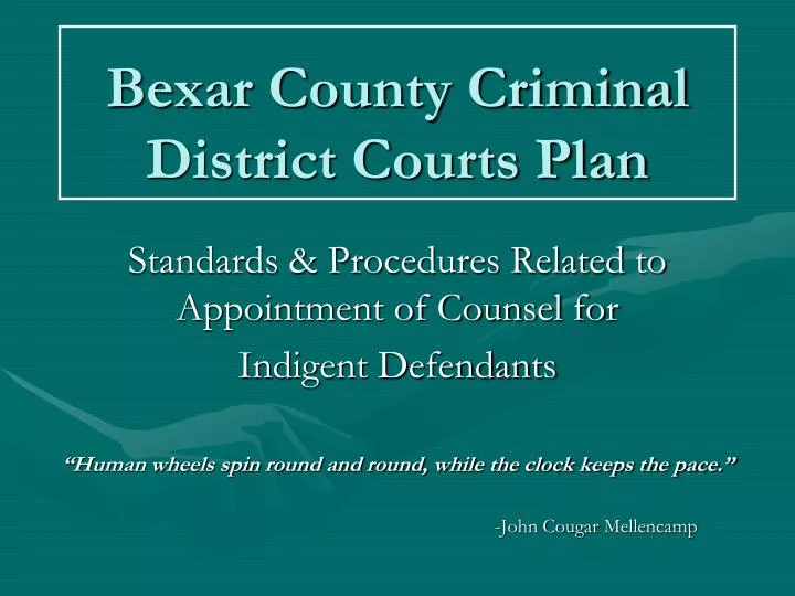 bexar county criminal district courts plan