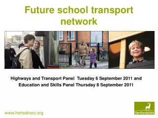 Future school transport network