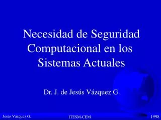 dr j de jes s v zquez g