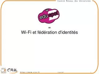 wi fi et f d ration d identit s