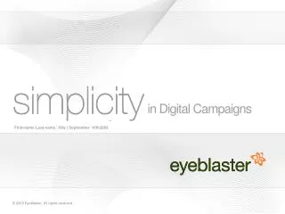 in Digital Campaigns