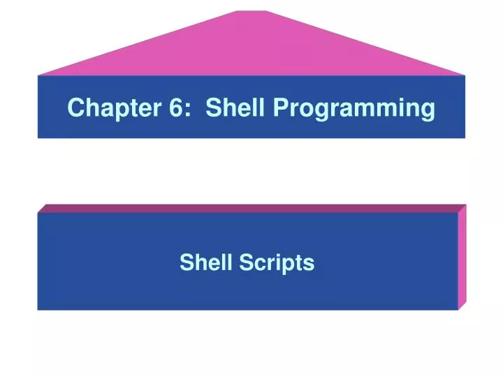 chapter 6 shell programming