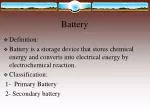 Battery - slide 1