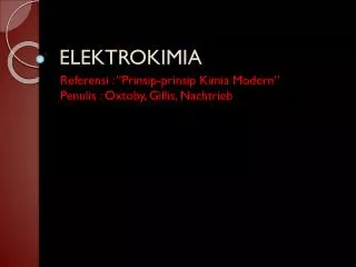 elektrokimia